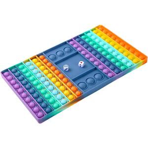 classroom set of 6 Fidget bubble pop games asst rainbow colors